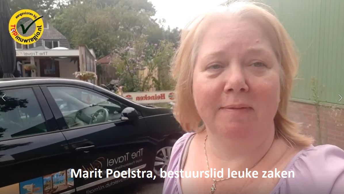 Marit Poelstra, bestuurslid leuke zaken